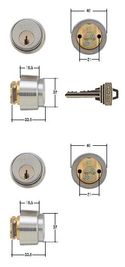 GOAL PSD 6 ｽ25 ｼﾙ 扉厚25～38mm｜かぎの蔵屋