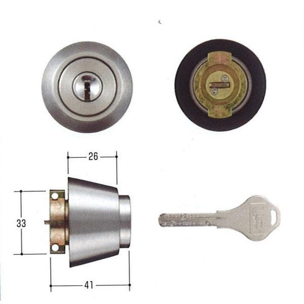 SHOWA 　NX-ＳＬＡシリンダー 扉厚30ｍｍ　SCY-94　キー３本付き　【在庫品】 8,833円