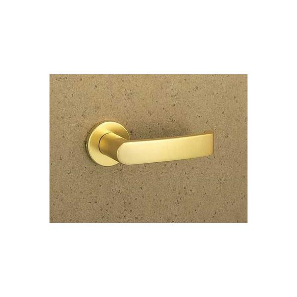 美和ロック LA31.KNB 扉厚33～41mm　 MIWA ＬＡ用アルミゴールドレバーハンドル（ＧＤ）（左右勝手兼用）　 【在庫品】