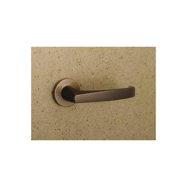 美和ロック LA50.KNB  扉厚33～41mm ＬＡ用ステンレスセラミックブロンズ レバーハンドル（ＣＢ）（左右勝手兼用）  【在庫品】