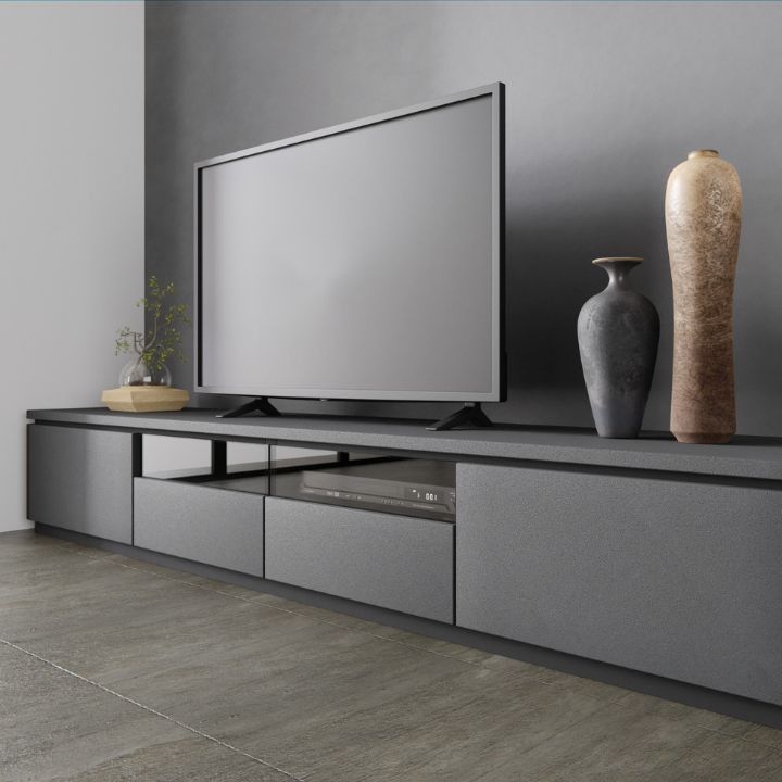 【10％OFF!3日間限定!】テレビ台 テレビボード おしゃれ 幅 180cm 210cm 240cm TVボード ローボード TV台 収納付き ワイドサイズ 大理石 ブラック ホワイト