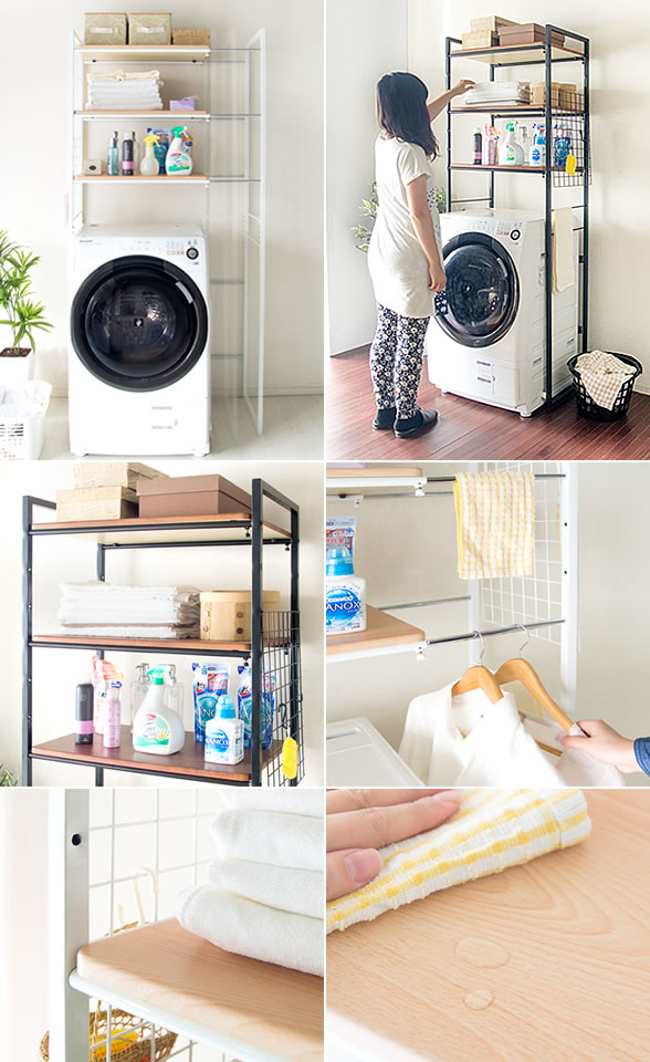 新版 洗濯機 ラック 洗濯機ラック おしゃれ ランドリーラック 洗濯機 収納 ラック ランドリー収納 人気ブランド Inquiport Net
