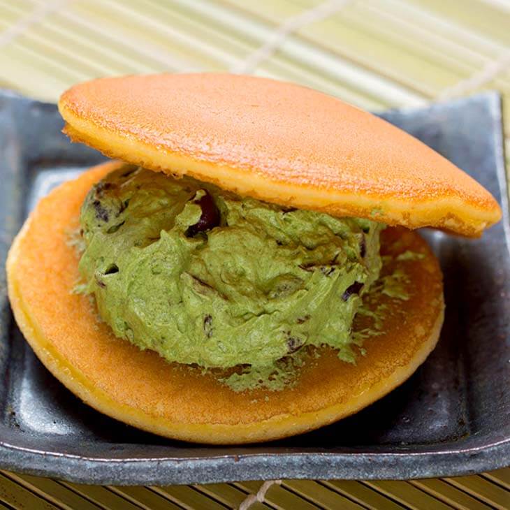 黒瀬のどら焼き5個入り(小倉クリーム×3抹茶クリーム×2)