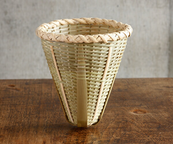 かごやオリジナル お蕎麦屋さんの振りざる(柄無し) (約)直径16.5×高さ19ｃｍ