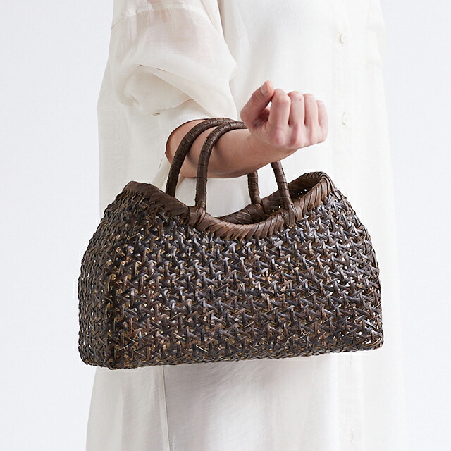 楽天市場】透かし編みあけび籠(国産材/横長/中サイズ/リング取手)(約