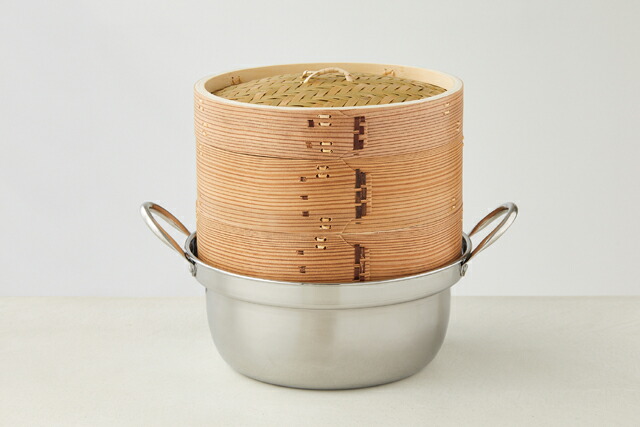 楽天市場】竹 中華せいろ 30cm 鍋セット[ガス・IH対応鍋 本体2 ふた1