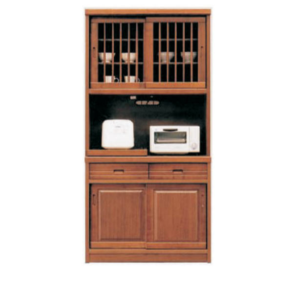 美品、大川家具 122cm幅 おしゃれなダイニングボード 食器棚　キッチンボード キッチンボード 122cm幅 レンジ台 キッチン収納 日本製 大川家具