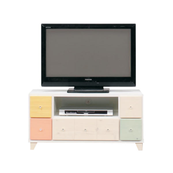 テレビ台 テレビボード TVボード ローボード 95幅 幅95cm TV台 AV収納 AVラック テレビラック AV収納家具 脚付き 引出し 北欧 シンプル モダン おしゃれ オシャレ カラフル 材質 パイン材 送料無料 通販 アウトレット価格並