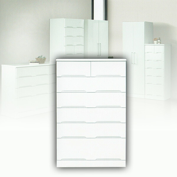 ホワイトチェスト6段　白タンス 楽天市場】整理ダンス 80 6段 ハイチェスト ホワイト 白 チェスト 収納