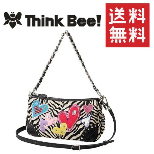【送料無料】Think Bee！ パンキッシュゼブラ2WAYショルダー/Think Bee!（シンクビー！）