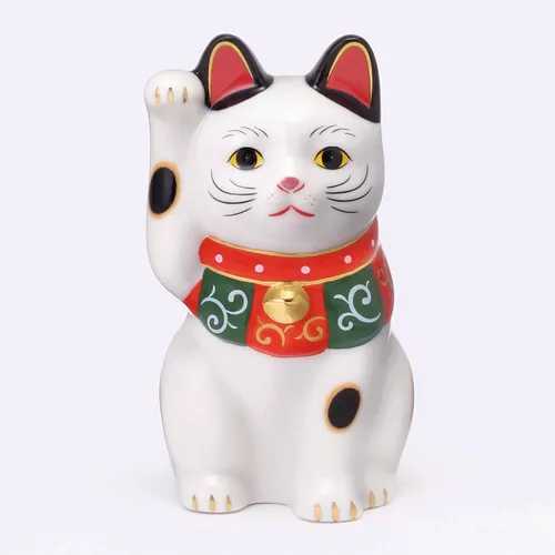楽天市場】薬師窯 招き猫 うちの招き猫 みけ 金運 7876 猫 縁起物 置物
