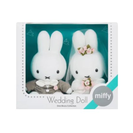 【即納可能】Brunaウェディングドール（洋装）/miffy /ミッフィー/Dick Bruna/ディック ブルーナ/結婚式/ギフト/プレゼント｜家具倶楽部