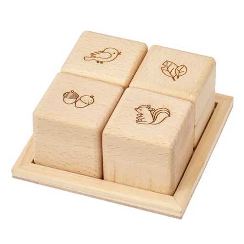 楽天市場】ケーファー おうちの積み木 ナチュラル おうち 家 木の