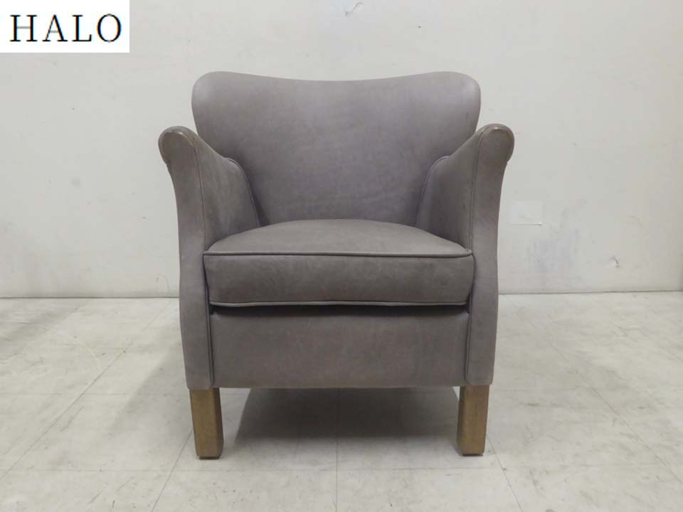 ■HALO ハロ■定価15万円 GREEN WHICH 本革レザー グリーンウィッチアームチェア-3