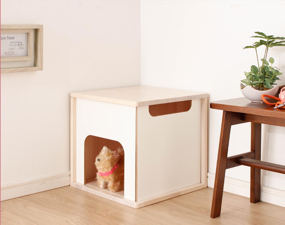 ペットハウス 犬小屋 ハウス 犬小屋 送料無料 シュシュ 室内 小型犬 犬用品 木製 屋内 オシャレ 夏 冬 カラフル カワイイ 男の子 日本国産 大川家具 日本製 オーダーメイド 女の子 木 家具のルフレ 日本国産 オーダーメイド 当店オリジナルの屋内用の犬小屋シュシュ