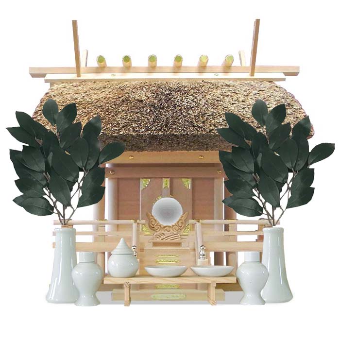 神棚セット/高級 茅葺き一社/神喜/小｜神棚のカネタ 69,878円