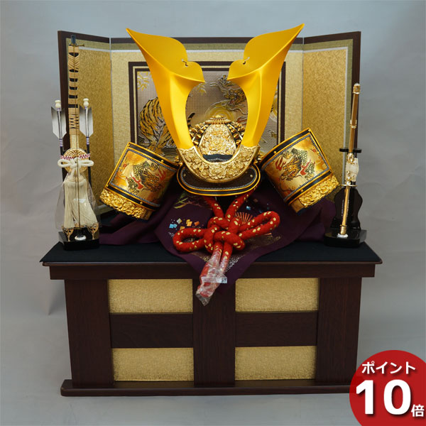 激安直営店 五月人形 兜飾り 年 着用兜収納飾り ポイント最大34倍 お得クーポン 五月飾り Ra3013 弓太刀付送料無料 30号焦茶 収納金屏風 立体大鍬形兜セット 端午の節句龍玉 Ra3013 Vv Mhakfar Co Il