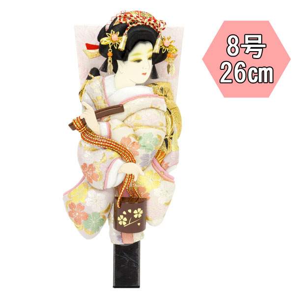 えっ!?【ポイント最大40倍以上&クーポン】 <br>羽子板 羽子板飾り 正月飾り 初正月<br>節句祝い 羽子板単品 羽子板のみ<br>帯地春麗 8号 汐汲 1014-08-564 <br>送料無料