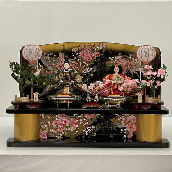 楽天市場】【ポイント10倍以上】 雛人形 間口41cm 平飾り 親王 2人「31