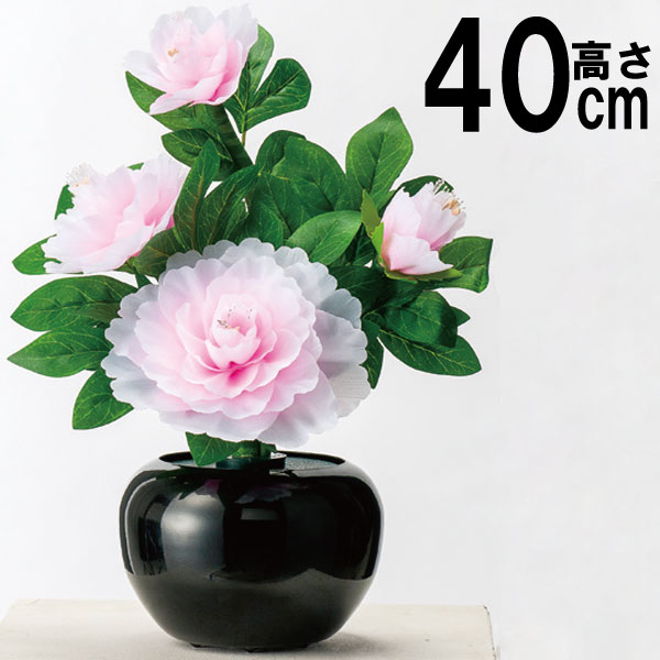 盆提灯 ルミナス LED 初盆 新盆 ルミナス灯 蓮華灯 お盆 提灯 盆ちょうちん ルミナス ピンク 牡丹LED コード式 高さ 約40cm 品番 823 造花