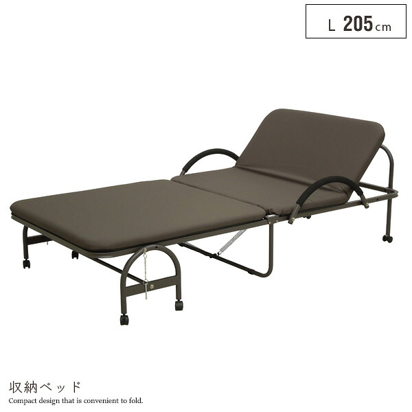 【送料無料】 収納ベッド 折りたたみ リクライニングベッド キャスター付き 簡易収納 省スペース シングル シンプル モダン プレゼント コンパクト 寝具 おすすめ おしゃれ gkw｜nook-lala ヌックララ