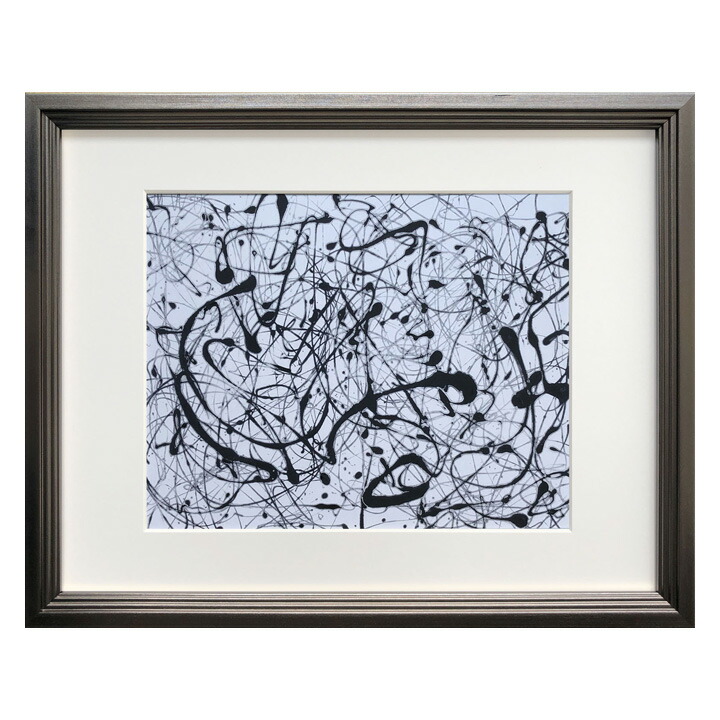 楽天市場】アートフレーム Jackson Pollock Number 14: Gray