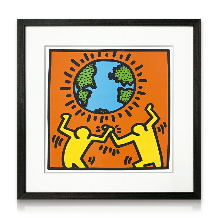 楽天市場】アートパネル Keith Haring キース・ヘリング