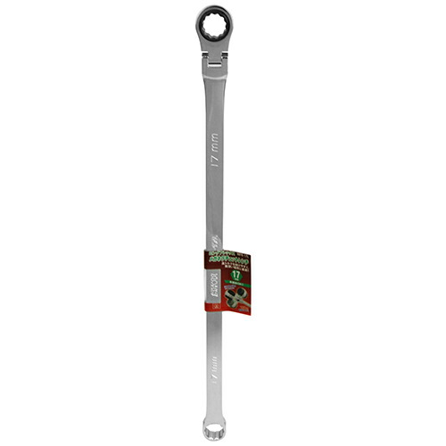ロングフレックスラチェットR SK11 MFR-17L ロングタイプで奥深い場所に最適で、高トルクを掛けやすい長さです。六角ボルト・ナットの締付け、緩め作業。 BFJ1036946