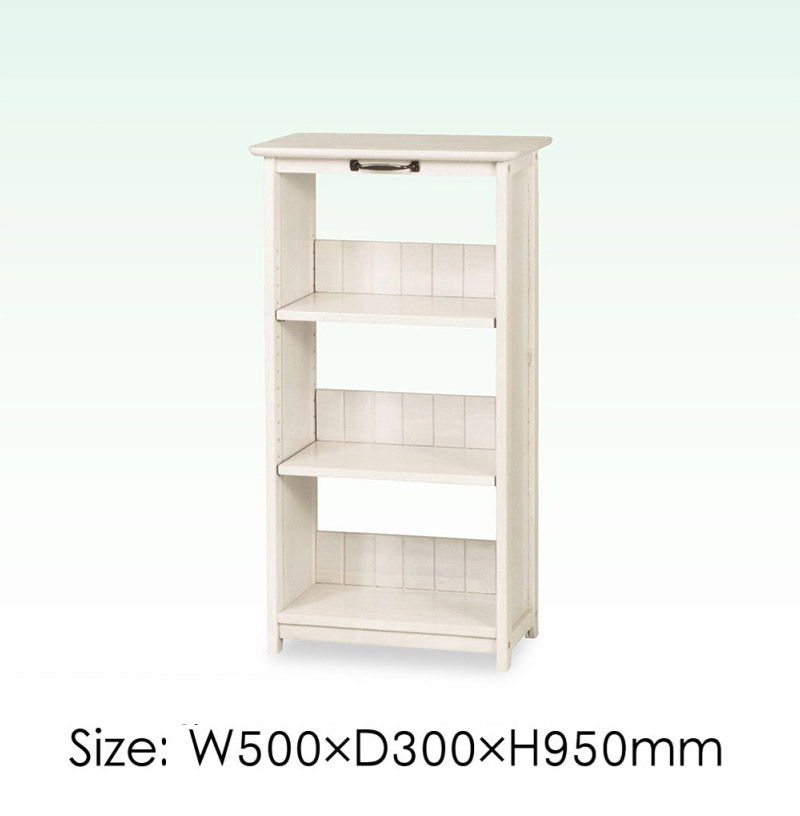 ブックシェルフ 幅50 ホワイトウォッシュ 白 木製 本棚 リビング収納 50cm幅 北欧 ナチュラル 可愛い フレンチ カントリー調 ガーリー 書棚 シェルフ 漫画 ブックラック おしゃれ シンプル Lunarhomesdurgapur Com