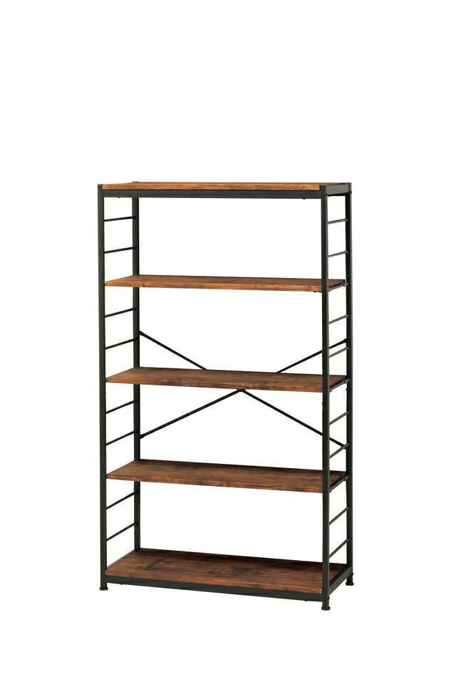 ダークブラウン オープンシェルフ 多段　本棚 ダークブラウン オープンシェルフ 多段 本棚 ダークブラウン オープン