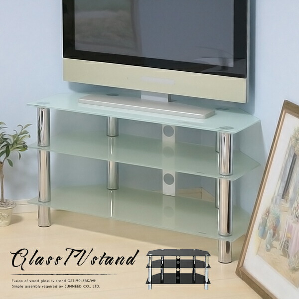 32 Inches Of Tv Stand Glass Width 90 Corners Living Corner Board Compact Low Triangle 90cm White Black And