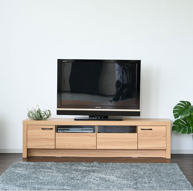 テレビボード 180 北欧 テレビ台 ローボード 完成品 ローテレビボード 強化ガラス ナチュラル シンプル おしゃれ シンプル Psicologosancora Es