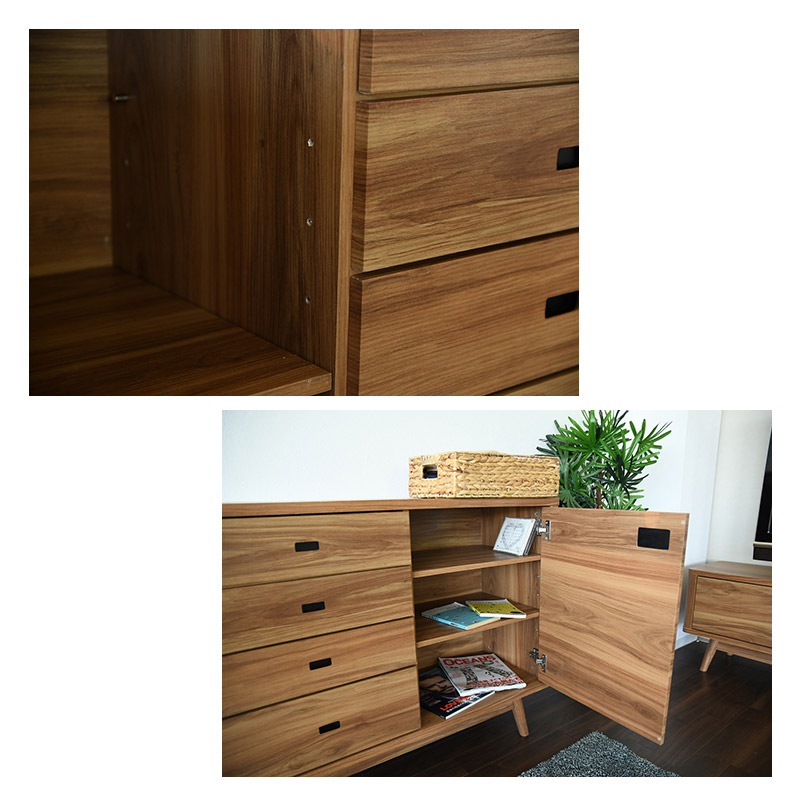 リビング収納 北欧 完成品 幅160cm リビングボード リビング チェスト 大容量 リビング 収納 引き出し収納 サイドボード 木製 ナチュラル シンプル おしゃれ septicin Com