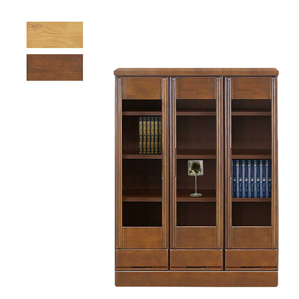 楽天市場】本棚 扉付 大容量 幅80cm 高さ180cm 書棚 ガラス扉 木製