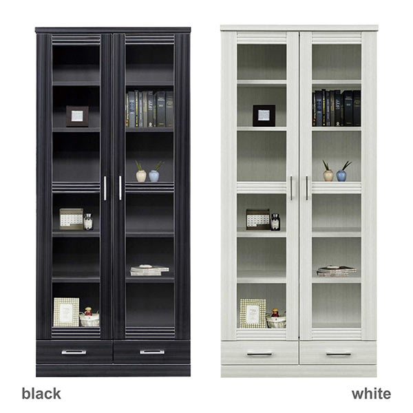 楽天市場】【BLACK FRIDAY期間中全品ポイント5倍】本棚 扉付 大容量