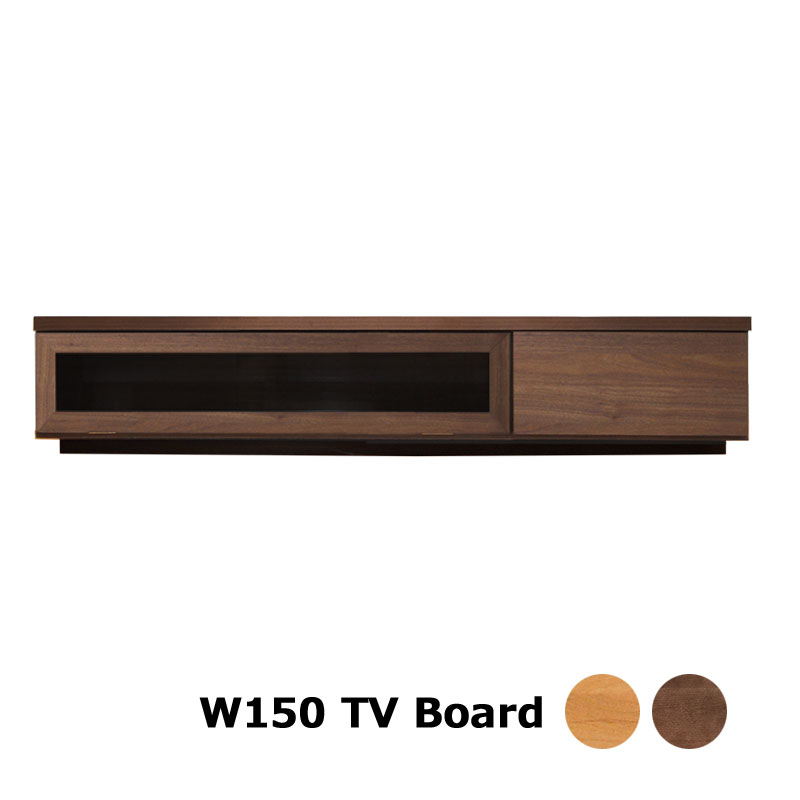 テレビボード 幅150 ローボード 150cm テレビ台 AV収納 リビングボード スリム 薄型 奥行き30cm フラップ扉 引き出し フルスライドレール 収納 おしゃれ 北欧 高さ30 完成品｜Y&rsquo;m style （ワイムスタイル）