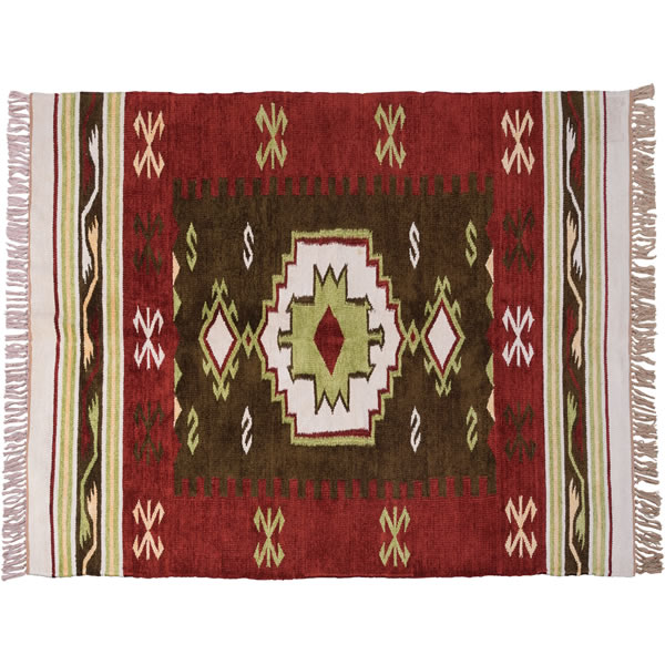 COTTON　MAT　コットンマット　170×230cm　ラグ　敷物　アクセントラグ　インド産　長方形　インド綿　ビスコース