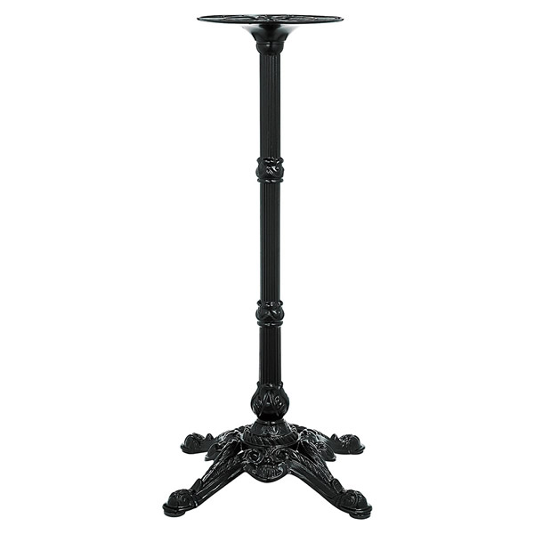 *御役目用TABLE LEGつづき物 X軍事基地手合い BX-19 軽銀鋳込みX脚・黒塗り付ける（中毒者遣りくち）天受290φ S大きさ：W415×D415×H965粍 L大きさ：W525×D525×H965粍