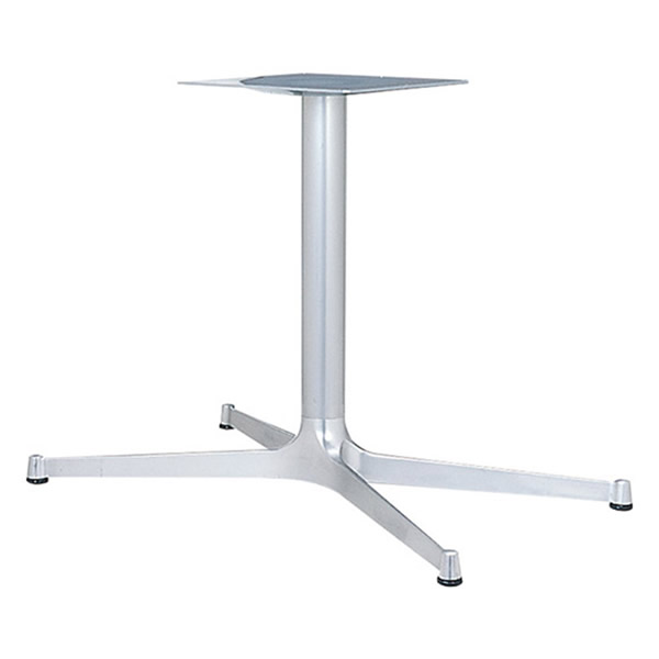 *業務用TABLE LEGシリーズ　Xベースタイプ　BX-26　アルミ鋳物X脚・黒塗装・シルバー塗装（ボルト方式）ポールS/L-60.5φ・W-76.3φ・黒塗装・シルバー塗装天受S-300ロ・L/W-405×300　S・L・Wサイズ　700mmまで選択　700mm以上は別途お見積り 22,238円