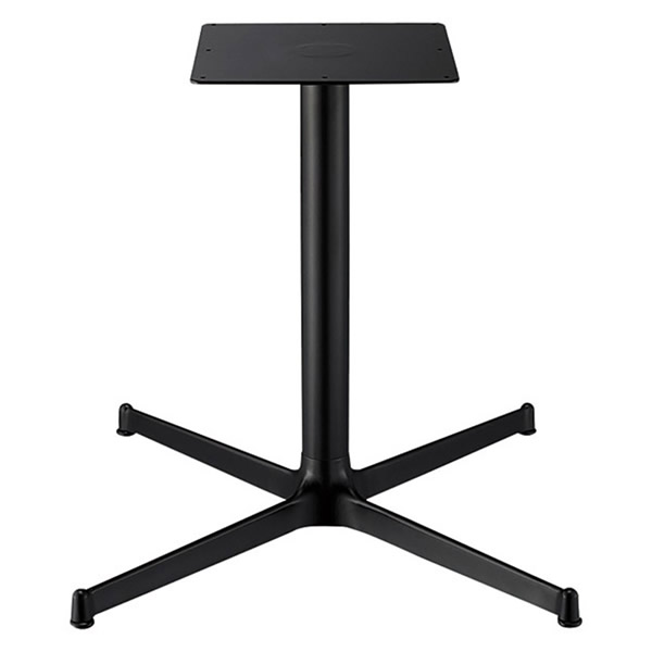 *御役目用TABLE LEGつづき物 X軍事基地手合い BX-31 軽銀鋳込みX脚・黒塗り付ける・しろがね色塗り付ける（雄捩子遣りくち）極点60.5φ・天受300ロ S・L大きさ 700粍まで選りわける 700粍以上は別途お積もり書き
