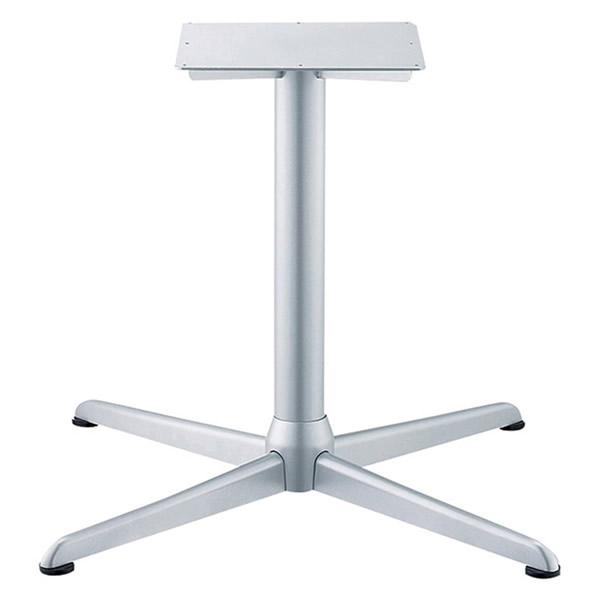 *御役目用TABLE LEGつづき物 X軍事基地手合い BX-32 スチール写真X脚・黒塗り付ける・しろがね色塗り付ける（雄捩子遣りくち）極点76.3φ・天受350ロ S・L大きさ 700粍まで選りわける 700粍以上は別途お積もり書き