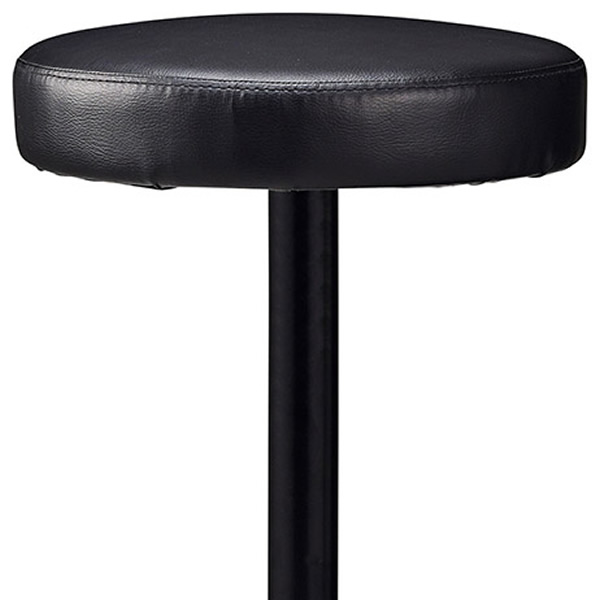 *業務用　BARSTOOL COUNTERシリーズ　チェア用座　バーチェア用座　カウンターチェア用座　C-610　ラウンドタイプ　340mmφ　ブラック　既製品　別張品