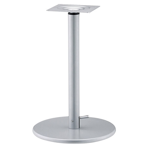 *御役目用TABLE LEGつづき物 GBR-1 スチール写真丸軍事基地・黒塗り付ける・しろがね色塗り付ける極点60.5φ・天受240ロ 役立つこと：屁っ放り昇降式・H680～930粍（無座標軸合わせる）
