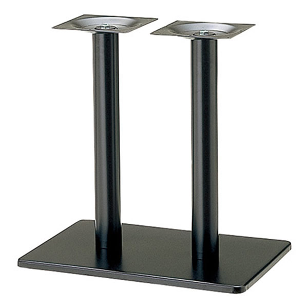 *御役目用TABLE LEGつづき物 LBS-3 スチール写真角軍事基地・黒塗り付ける・しろがね色塗り付ける（雄捩子遣りくち）極点76.3φ・天受240ロ S大きさ L大きさ アジャスター付 700粍まで選りわける 700粍以上は別途お積もり書き