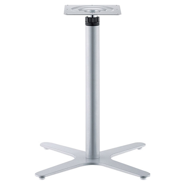 *御役目用TABLE LEGつづき物 X軍事基地手合い ラチェット昇降式脚 RBX-1 アルミダイキャストX脚・黒塗り付ける・しろがね色塗り付ける極点60.5φ・天受240ロ 役立つこと：ラチェット昇降式・H680～980粍（20粍打つこと15座標軸）S大きさ L大きさ アジャスター付