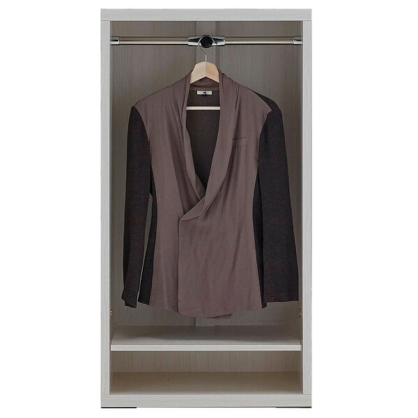 【LIVING SHELF　リビングシェルフ　60cm幅】2色から選択！　組換え自在のシステムファニチャー！　洋服オープン　オープン収納　LCD-60/リアルウォールナット　LCS-60/ホワイトウッド　日本製　完成品
