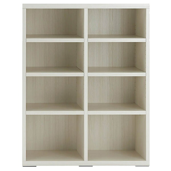 【LIVING SHELF リビングシェルフ 90糎幅】2色から選りわける！ 組取り替えっこ自在のシステムファニチャー！ 棚明けっ広げ 明けっ広げ仕合わせ LFD-90/リアルウォールナット LFS-90/白いこと白木 日本製 切り上げる品