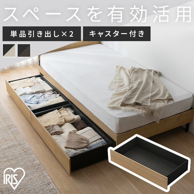 楽天市場】【ポイント15倍☆〜11日10時】【2個】 ベッド下収納