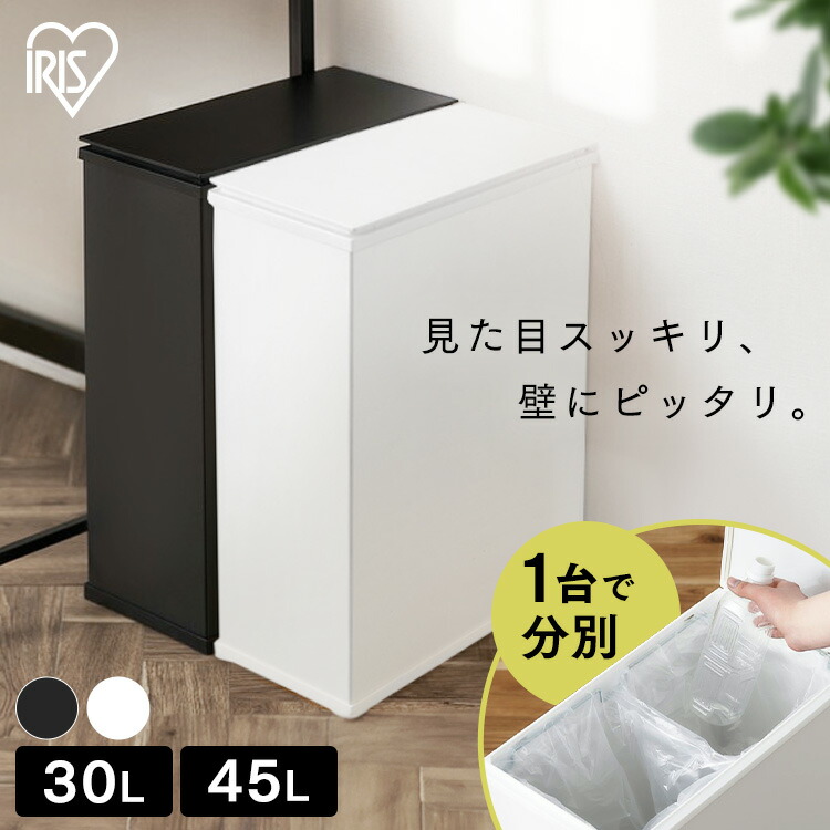ゴミ箱　おしゃれ 分別ごみ箱 分別2段 省スペース 45リットル  大容量 楽天市場】ゴミ箱 分別 【 Disney 】 スリム 縦型 2段 おしゃれ