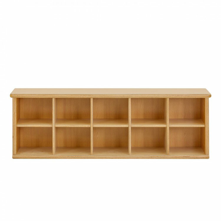 シューズ箱 10足収納 送料無料 シューズラック 靴箱 下駄箱 シューズ箱 木製 2段 10足 収納 ロッカー 収納 幼稚園 保育園 安心 Katoji カトージ D Sermus Es